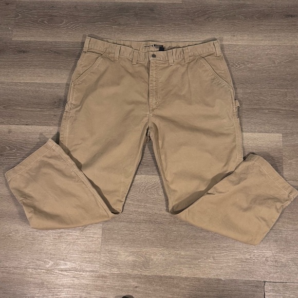 Carhartt Tan Chino Pants Versatile and Durable - Picture 1 of 5